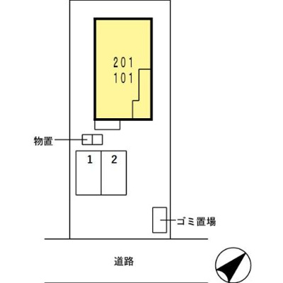 【区画図】 | セジュールＫ'ｓⅡ