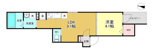 FDS吹田Ⅱ番館の間取り