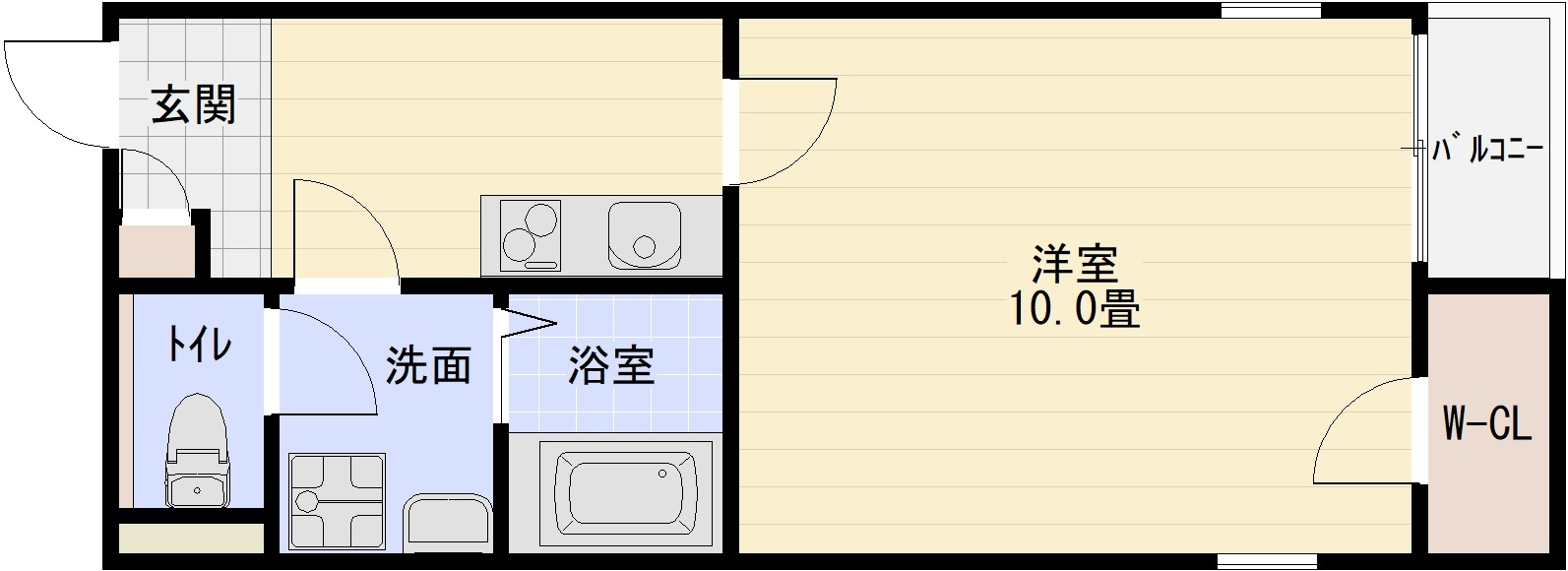 リバーサイド柏原2の間取り