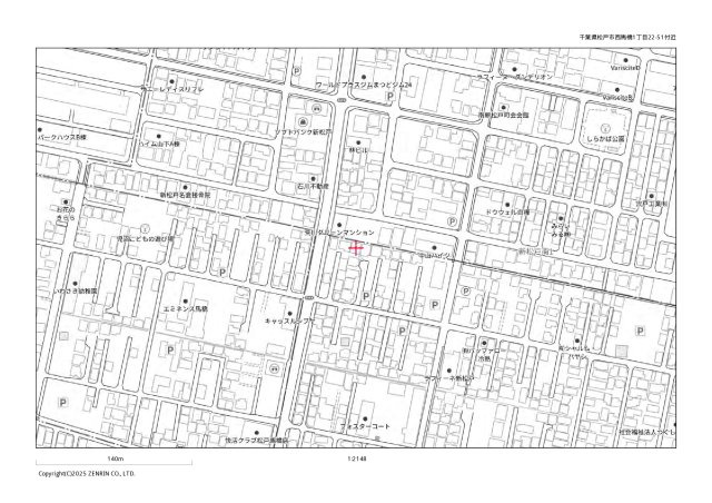 西馬橋1-22-51　中古戸建の地図