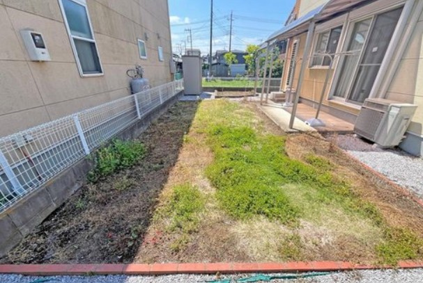 【中古】坂戸市中小坂中古住宅の庭|自由に使えるお庭付き☆