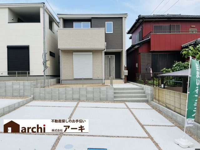 知多市にしの台4丁目15-10、15-11『仲介手数料無料』新築戸建ての外観