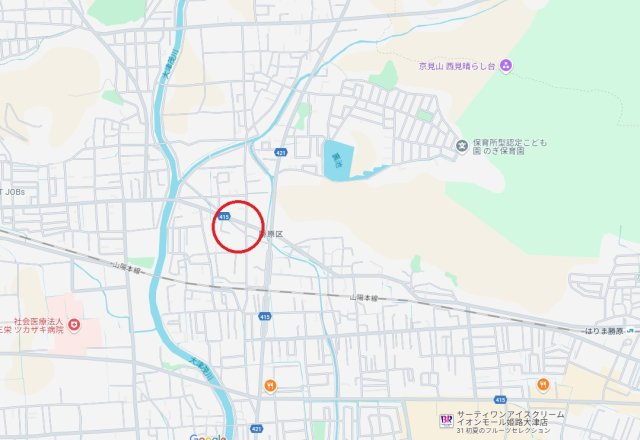 姫路市勝原区丁　JR「網干駅」徒歩15分の地図