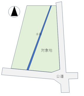 【区画図】 | 西脇市高松町　貸地2