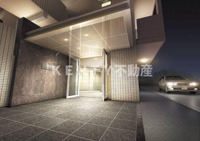 【ロビー】 | バージュアル横濱鶴見 | 清潔なロビーです