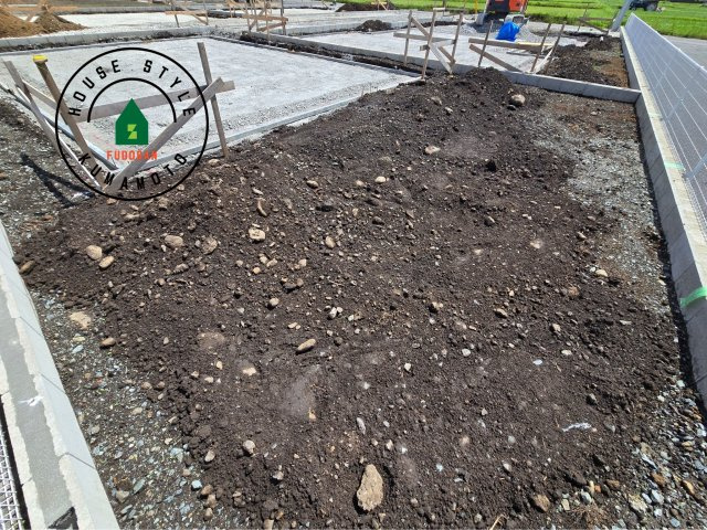 菊池市西寺第3-2棟（2号棟）　の庭|お庭で自由な時間を過ごせます。