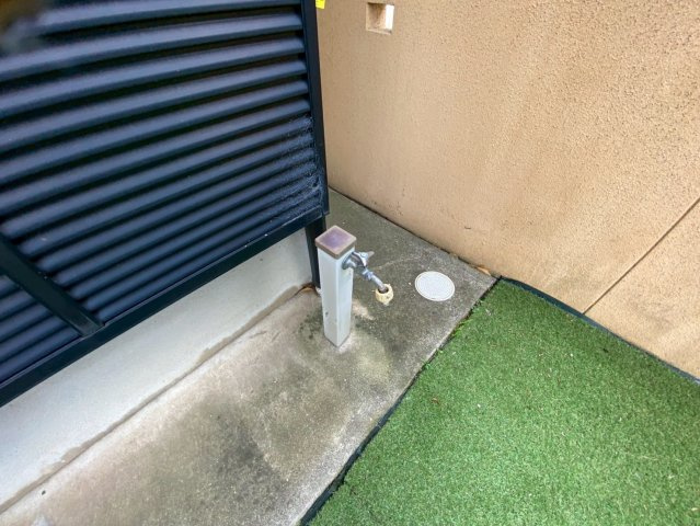 三条南町戸建ての庭