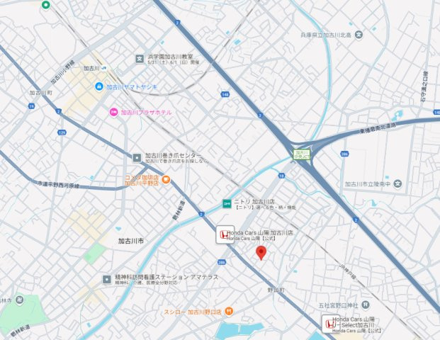 【地図】 | 加古川市野口町坂元（全4区）土地　3号地