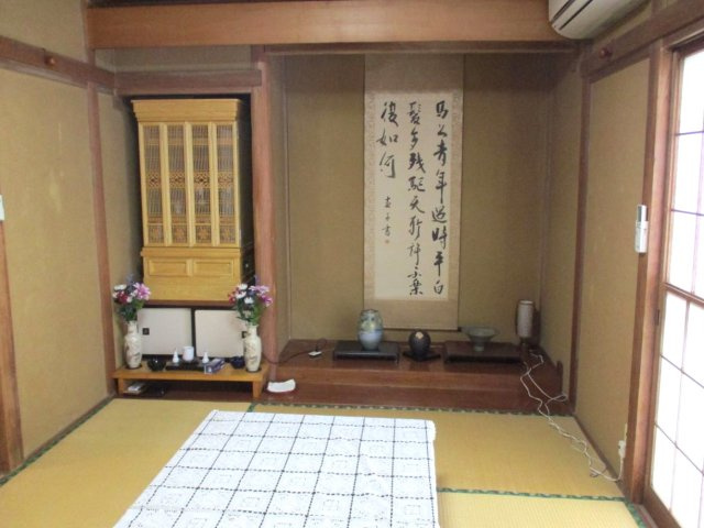 諏訪市大字中洲　中古住宅の和室