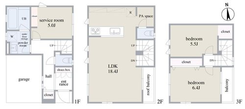 【間取り】 | 小平市花小金井６丁目 | 〇本物件【D号棟】の間取・平面図です〇　敷地面積:50.71㎡　建物面積:97.17㎡　別の号棟の間取図もございますので、お問合せ下さい