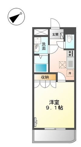 トランキーロの間取り|間取図