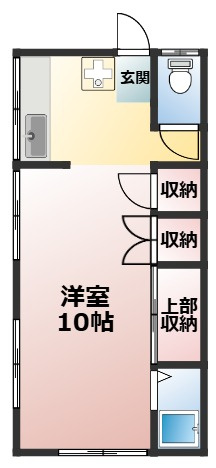 八幡荘の間取り