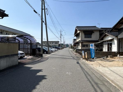 【前面道路含む現地写真】 | 米子市旗ヶ崎7丁目　戸建て