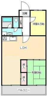 【間取り】 | 進和山科ハイライフ | 間取図