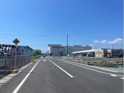 【前面道路含む現地写真】 | 山形市浜崎【新築建売】1号棟 | 前面道路