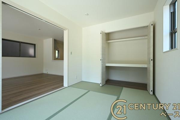 リーブルガーデン東新堂 ３号棟 ／新築一戸建の収納|■現地撮影写真■和室にも収納スペース完備！