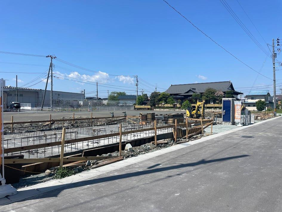 山形市浜崎【新築建売】2号棟  の外観|建築中！早期予約受付中です！