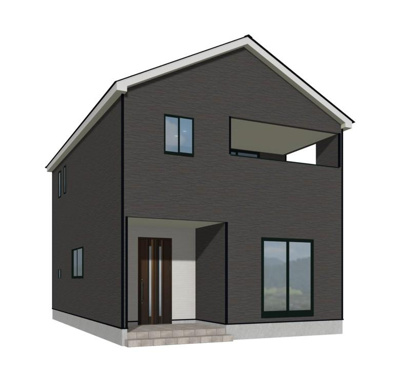 【外観パース】 | 山形市下条町【新築建売】2号棟 | 完成予想図！早期ご予約受付中！