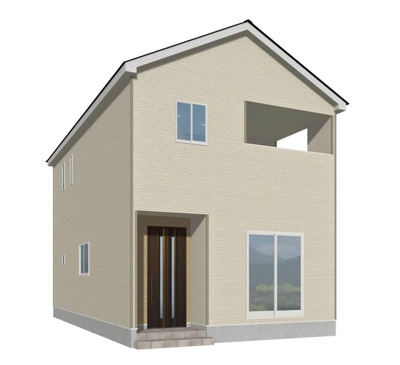 【外観パース】 | 山形市下条町【新築建売】1号棟 | 完成予想図！早期ご予約受付中！