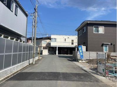 【前面道路含む現地写真】 | 山形市南一番町【新築建売】 1号棟 | 前面道路
