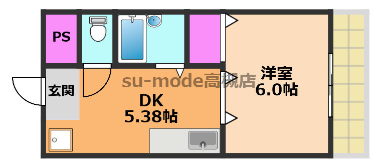 メゾンレヴェーユの間取り