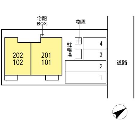 RESUA月が丘の区画図