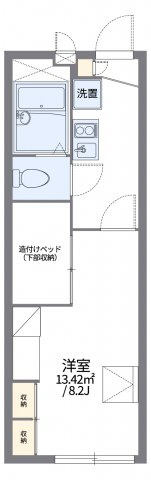 レオパレス流鏑馬の間取り