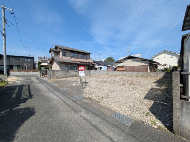 岡山市北区加茂 土地の外観|◆南西⇒北東方向を撮影。