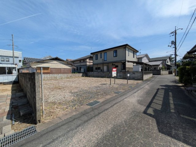 岡山市北区加茂 土地の外観|◆北西⇒南東方向を撮影。
