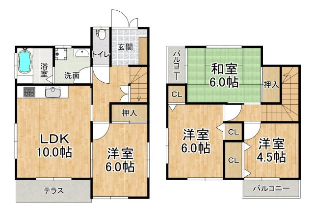 高津橋戸建貸家