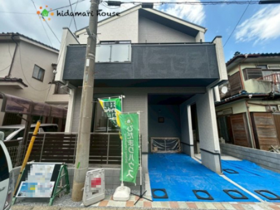 北区本郷町　新築戸建　ブルーミングガーデン01の外観