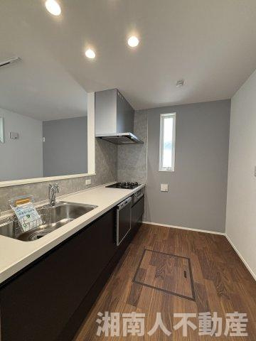 茅ヶ崎市若松町13-2新築戸建てのキッチン|きれいなキッチンです