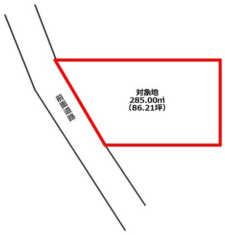 【土地図】 | 泗水町永 | ☆広々とした土地で、平屋も計画できます☆