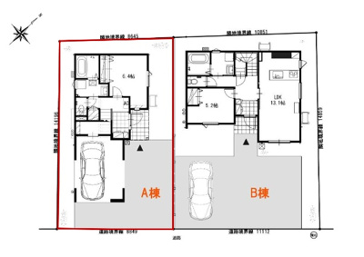 【区画図】 | 沖館5丁目新築戸建