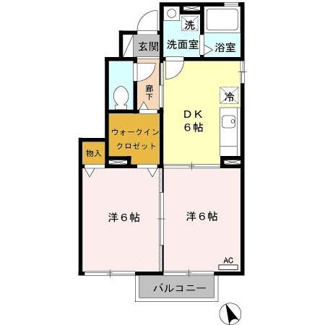 【間取り】 | レディエンス陵東 B