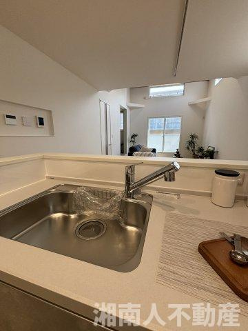 茅ヶ崎市若松町13-2新築戸建てのキッチン|使いやすいキッチンです