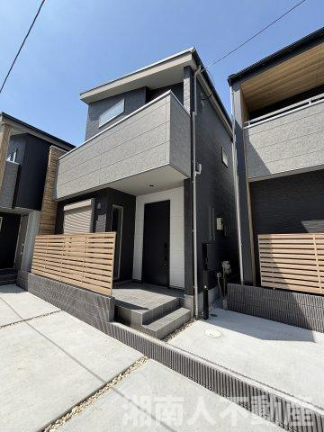 茅ヶ崎市若松町13-2新築戸建ての外観|外観は落ち着いています