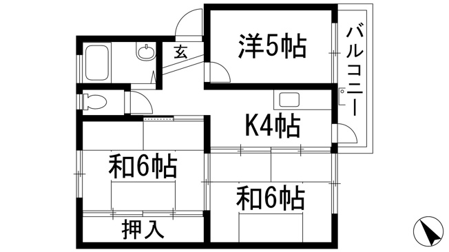 【間取り】 | 川西松ケ丘1号棟