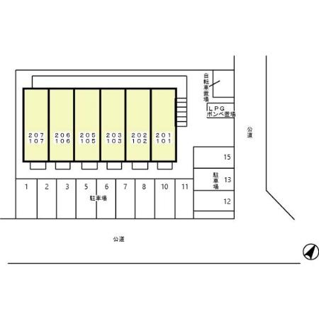 グランセジュールの区画図