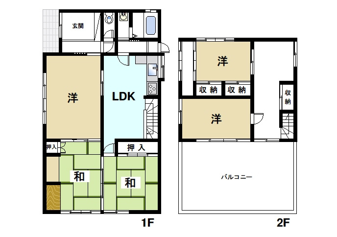 高畑町店舗の間取り|ファミリーさんにおススメの間取りです。