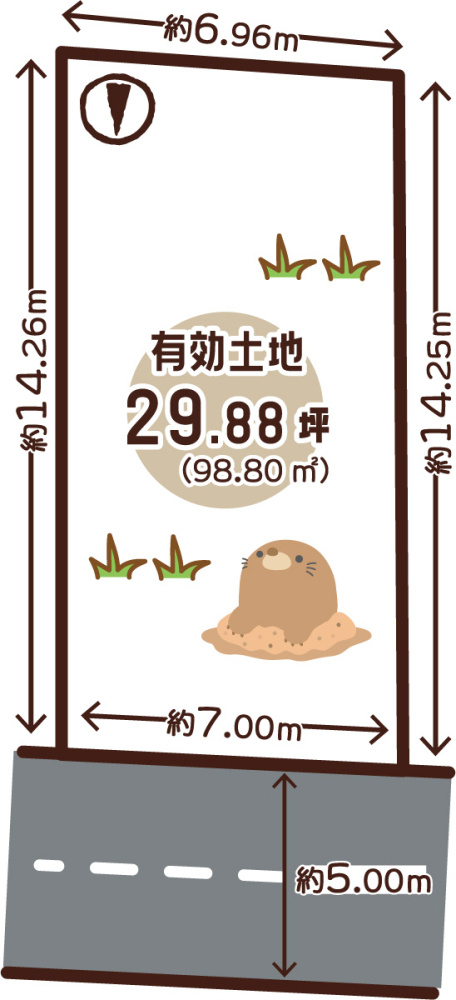 上花山桜谷　条件無土地