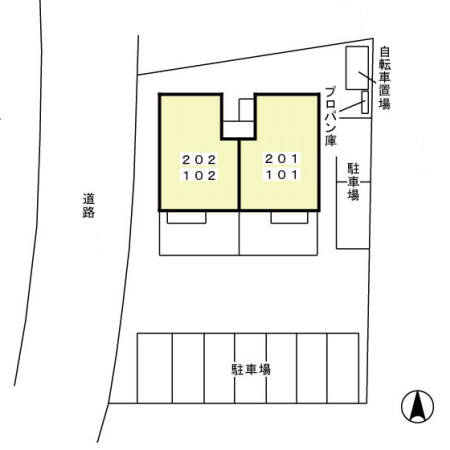 フレスカの区画図