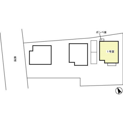【区画図】 | セジュール・岩瀬Ｃ