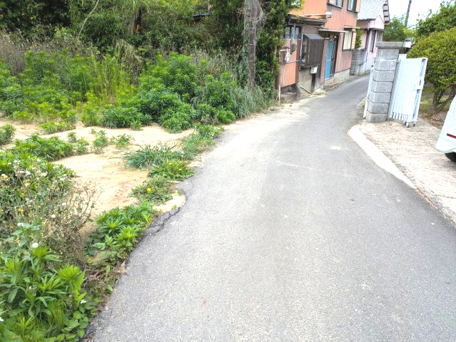 常滑市山方町5丁目　中古戸建の前面道路含む現地写真|前面道路