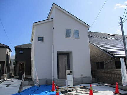 廿日市市福面2丁目　新築一戸建て(全4棟)の前面道路含む現地写真