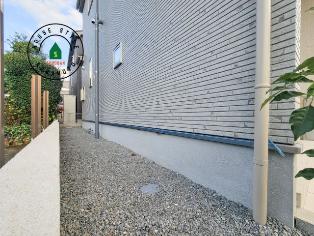 熊本市東区下江津1丁目第1-2棟（A号棟）の庭|お庭で自由な時間を過ごせます。