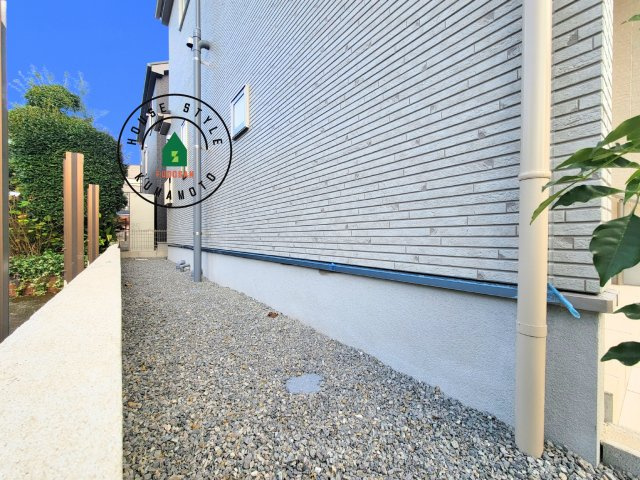 熊本市東区下江津1丁目第1-2棟（A号棟）の庭|お庭で自由な時間を過ごせます。