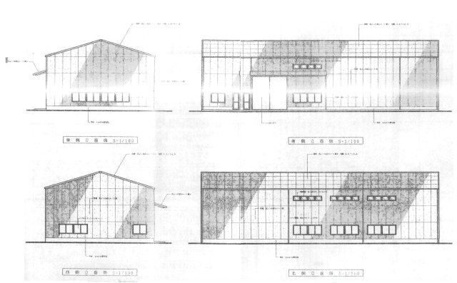 山崎倉庫の区画図