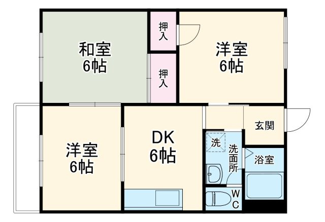メゾンアルファの間取り
