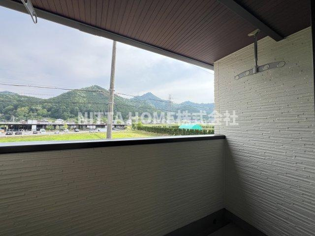 クレール丹波Ⅱのバルコニー|南向きのバルコニーがついています＊